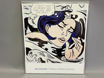 Roy Lichtenstein 1996 Framed Poster From Museum Of Modern Art