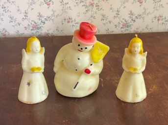 Lot Of 3 Gurly Candles