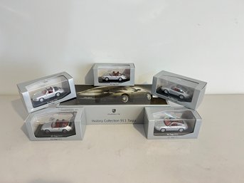 Porsche 1/43 Scale History Collection Of 911 Targa In Box