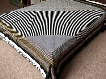 A Gorgeous Hand Dyed Modern Coverlet