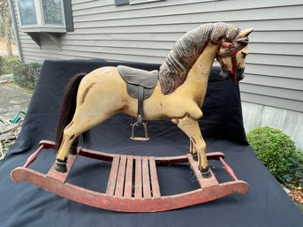 VINTAGE ROCKING HORSE