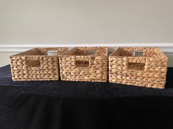Set Of Wicker Baskets