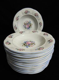 Tabletops Unlimited Victoria Floral 9 Inch Bowls