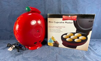 Small Kitchen Appliances - Quesadilla Maker & American Era Mini Cupcake Maker