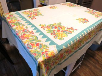 Vintage Cherry Tablecloth