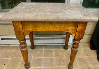 Marble Top Side Table