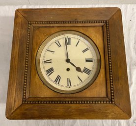 Spring Wind Ca. 1920's Kitchen Clock, Time Only