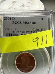 Lincoln Memorial Reverse  1C 2004 D MS68RD  PCGS