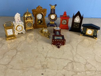 Lot Of Small Clocks