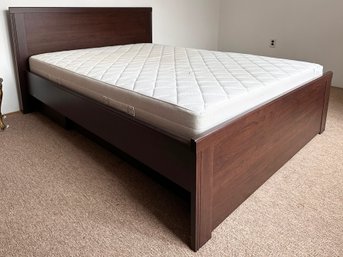 A Modern Queen Platform Bed - Mattress Optional