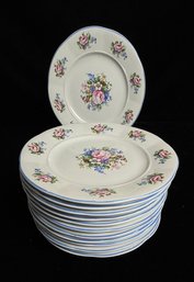 Tabletops Unlimited Victoria Floral 8 Inch Plates