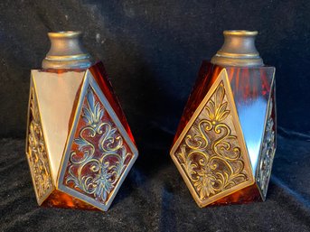 2 Piece Antique Perfume Glasses