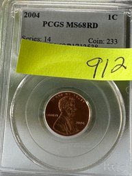 Lincoln Memorial Reverse  1C 2004 MS68RD  PCGS