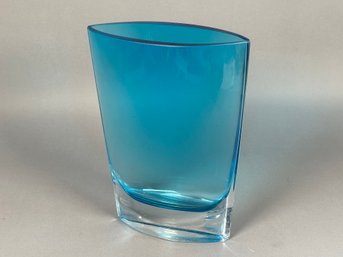 Beautiful Blue Glass Vase