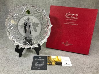 Paid $198 (2 Of 4) Songs Of Christmas WATERFORD CRYSTAL - Hark The Herald Angels Sing - From 1998 - Nice !