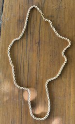 Beautiful Heavy 14k Gold Rope Chain