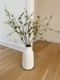 Crate & Barrel Vase With Faux Branches