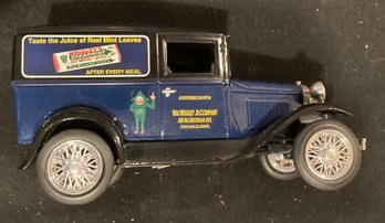 Liberty Classics Ford Model A Delivery Van Wrigley's 1:25 Lockable Die Cast Bank