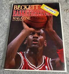 PREMIERE Issue Of Beckett's Basketball- Michael Jordan Cover