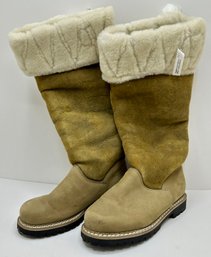 Loringhoven Lambswear Fur Highball Boots Cherokee, Size 7, Original Price Over $1.000