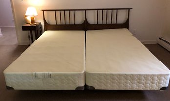 MCM King Headboard And Frame