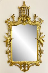 A Magnificent Gilt Chinoiserie Mirror