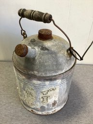 Galvanized Oil Can