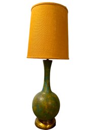 MCM Glazed Pottery Tall Table Lamp. 39 ' Tall