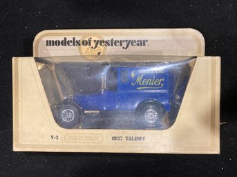 1978 Matchbox Models Of Yesteryear Y-15 1927 Talbot New In Package