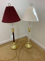 Pair Of Candlestick Lamps