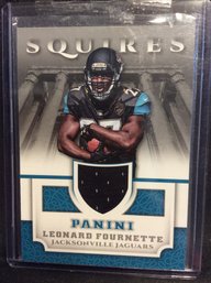 2017 Panini Squires Leonard Fournette Jersey Relic Card - M