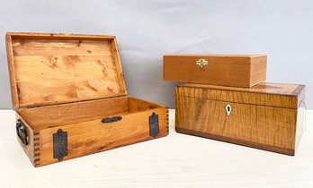 Vintage Wood Boxes - Jewelry, Trinkets, And More