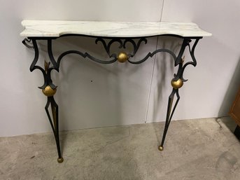 Marble Top Hall Table