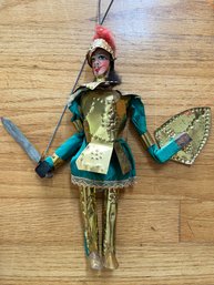 Sicilian Puppet Marionette Knight 17'