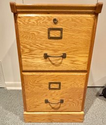 Oak Filing Cabinet