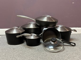A Fantastic 12-piece Set Of Scanpan Professional Cookware Made In Denmark