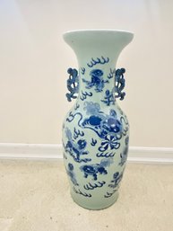 Vintage Chinese Glazed Porcelain Vase