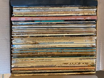 Collection Of Over 60 Broadway & Classical Vinyl Records