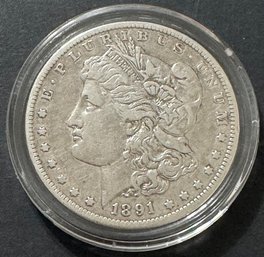 1891-O Morgan Silver Dollar