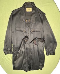 Men's Instant Utility Police Uniform - Coveralls Transcon Mfg. Los Angeles, Calif. - Size Lg/XLg?
