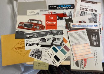 1961 And 1962 Studebaker Publications And Advertisements