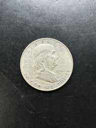 1948 Benjamin Franklin Silver Half Dollar