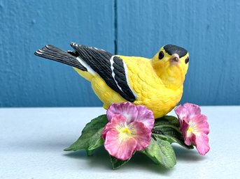 Lenox Fine Porcelain Hand Painted Bird - American Goldfinch