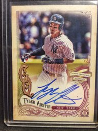 2017 Topps Gypsy Queen Tyler Austin Autographed Card - M