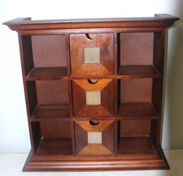 Wall Mount Wood Cabinet W/ 3 Drawers