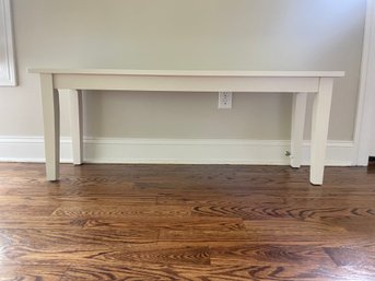 White Wooden Hall Table