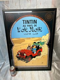 The Adventures Of Tintin Poster Framed