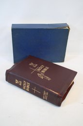 Vintage Holy Bible In Original Box