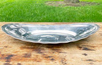 A Vintage Sterling Silver Serving Tray Or Underplate