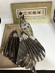 New Vintage Chinese Hawk Kite With Box